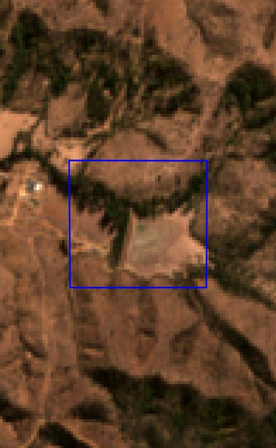 Imagen satelital del predio en mayo